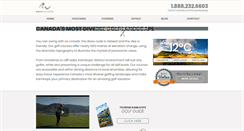 Desktop Screenshot of golfkamloops.com